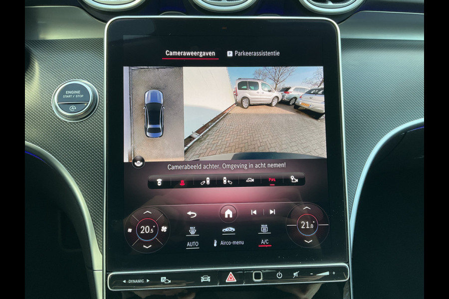 Mercedes-Benz C-Klasse 220 D AMG Line Stoel.electr.Verw Sfeerverl, Hybride Nieuwstaat Grafietgrijs metalliclak