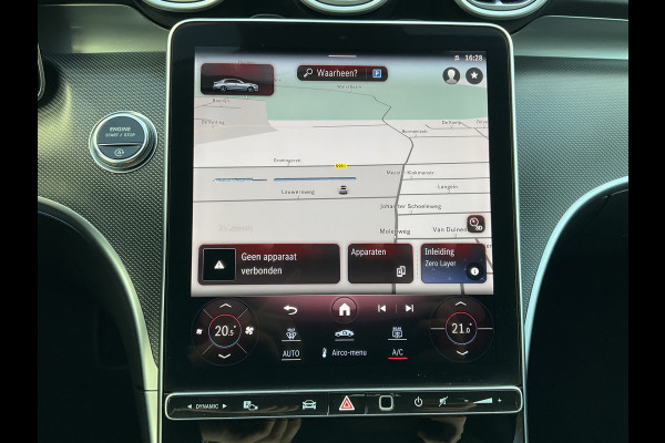 Mercedes-Benz C-Klasse 220 D AMG Line Stoel.electr.Verw Sfeerverl, Hybride Nieuwstaat Grafietgrijs metalliclak