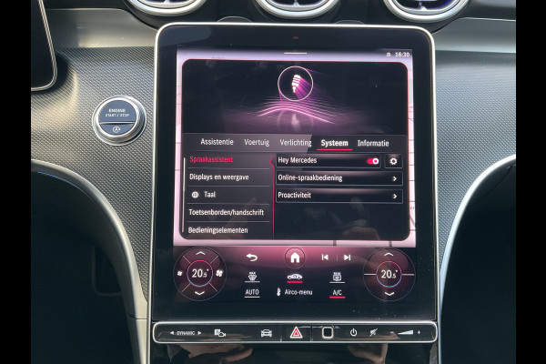 Mercedes-Benz C-Klasse 220 D AMG Line Stoel.electr.Verw Sfeerverl, Hybride Nieuwstaat Grafietgrijs metalliclak