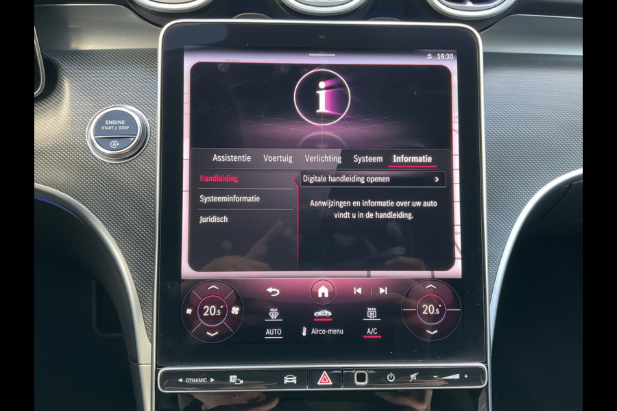 Mercedes-Benz C-Klasse 220 D AMG Line Stoel.electr.Verw Sfeerverl, Hybride Nieuwstaat Grafietgrijs metalliclak