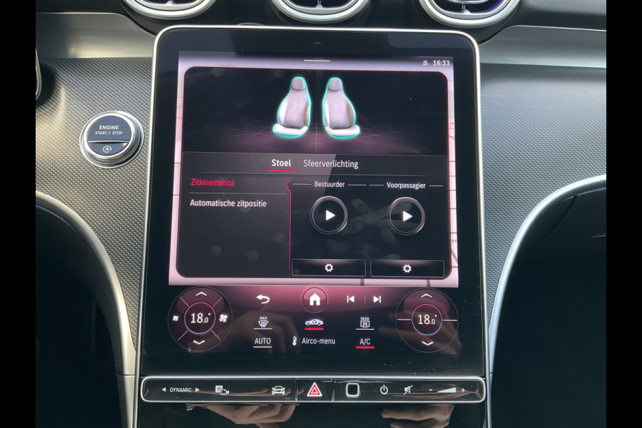 Mercedes-Benz C-Klasse 220 D AMG Line Stoel.electr.Verw Sfeerverl, Hybride Nieuwstaat Grafietgrijs metalliclak