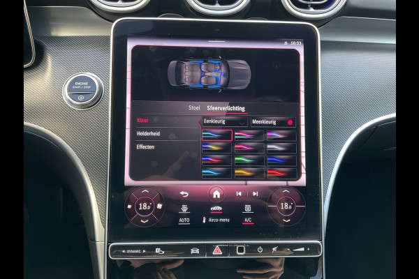 Mercedes-Benz C-Klasse 220 D AMG Line Stoel.electr.Verw Sfeerverl, Hybride Nieuwstaat Grafietgrijs metalliclak