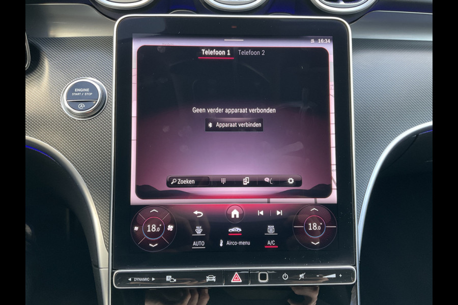 Mercedes-Benz C-Klasse 220 D AMG Line Stoel.electr.Verw Sfeerverl, Hybride Nieuwstaat Grafietgrijs metalliclak