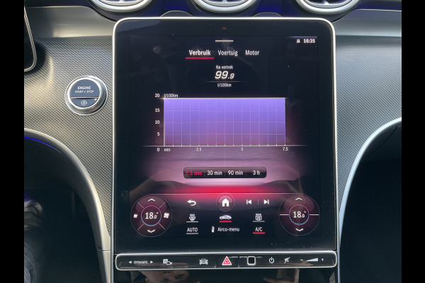Mercedes-Benz C-Klasse 220 D AMG Line Stoel.electr.Verw Sfeerverl, Hybride Nieuwstaat Grafietgrijs metalliclak