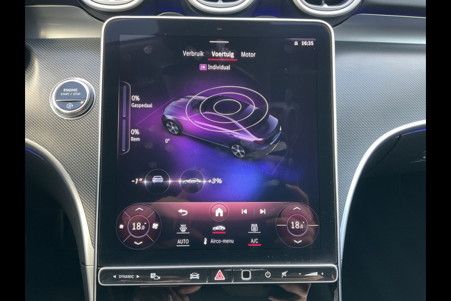 Mercedes-Benz C-Klasse 220 D AMG Line Stoel.electr.Verw Sfeerverl, Hybride Nieuwstaat Grafietgrijs metalliclak