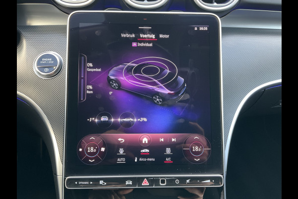 Mercedes-Benz C-Klasse 220 D AMG Line Stoel.electr.Verw Sfeerverl, Hybride Nieuwstaat Grafietgrijs metalliclak