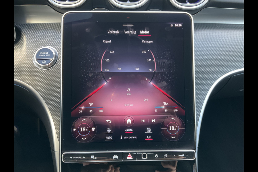 Mercedes-Benz C-Klasse 220 D AMG Line Stoel.electr.Verw Sfeerverl, Hybride Nieuwstaat Grafietgrijs metalliclak