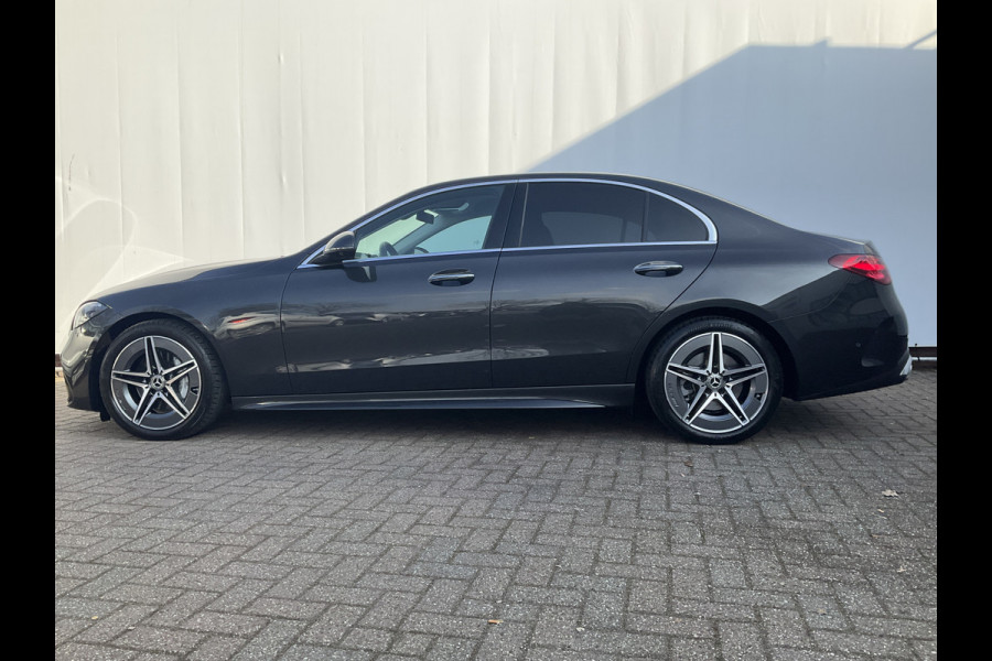 Mercedes-Benz C-Klasse 220 D AMG Line Stoel.electr.Verw Sfeerverl, Hybride Nieuwstaat Grafietgrijs metalliclak