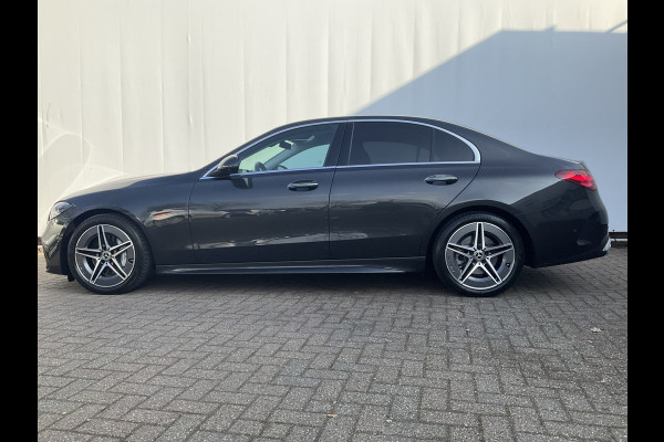 Mercedes-Benz C-Klasse 220 D AMG Line Stoel.electr.Verw Sfeerverl, Hybride Nieuwstaat Grafietgrijs metalliclak