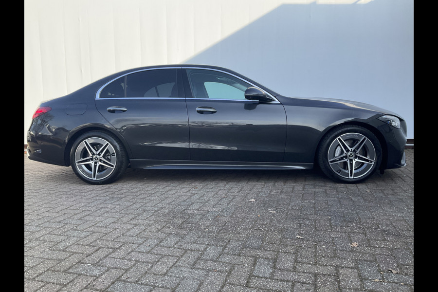 Mercedes-Benz C-Klasse 220 D AMG Line Stoel.electr.Verw Sfeerverl, Hybride Nieuwstaat Grafietgrijs metalliclak