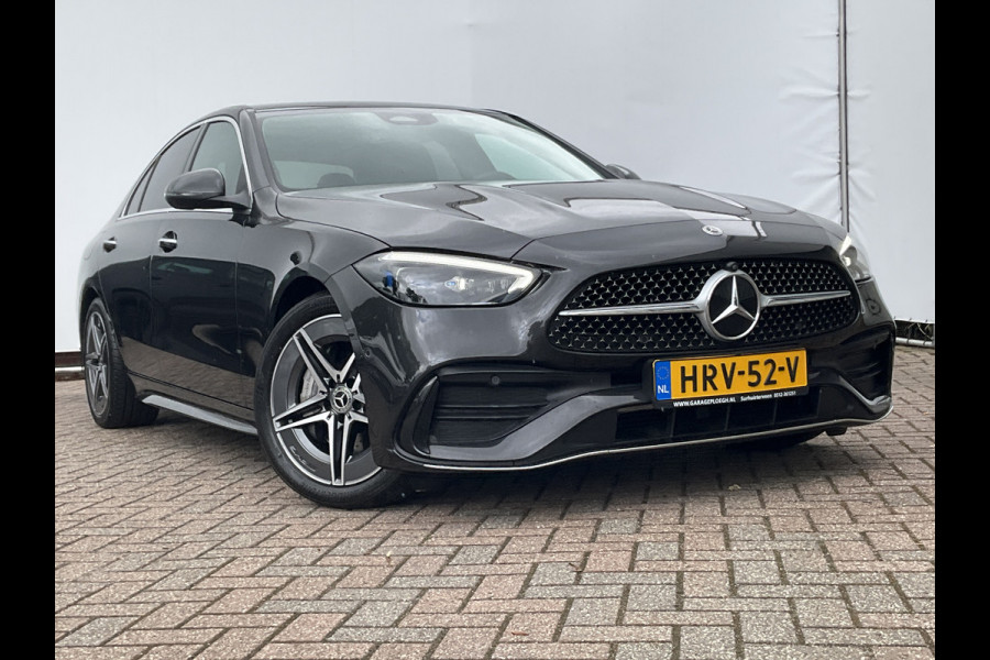 Mercedes-Benz C-Klasse 220 D AMG Line Stoel.electr.Verw Sfeerverl, Hybride Nieuwstaat Grafietgrijs metalliclak