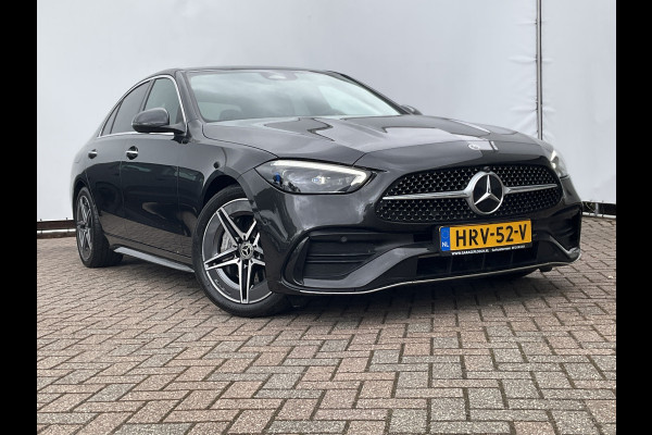 Mercedes-Benz C-Klasse 220 D AMG Line Stoel.electr.Verw Sfeerverl, Hybride Nieuwstaat Grafietgrijs metalliclak