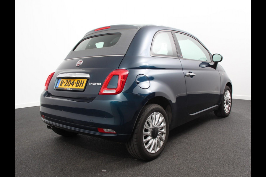 Fiat 500C 1.0 Hybrid Lounge Plus Navigatie Cruise Control Parkeer Sensoren Climate Control DAB Lichtmetalen Velgen
