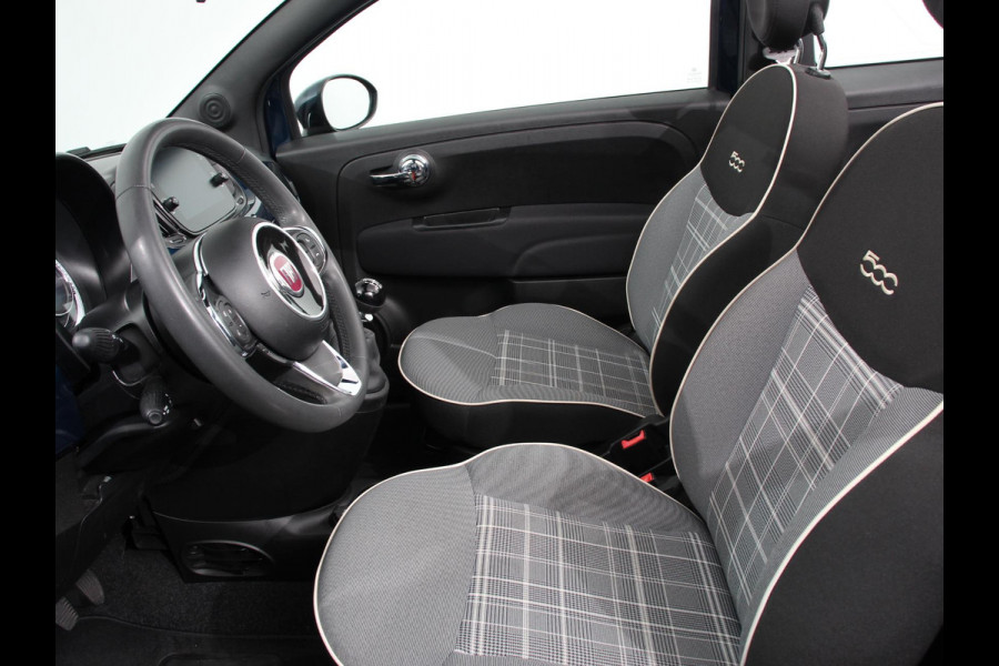 Fiat 500C 1.0 Hybrid Lounge Plus Navigatie Cruise Control Parkeer Sensoren Climate Control DAB Lichtmetalen Velgen