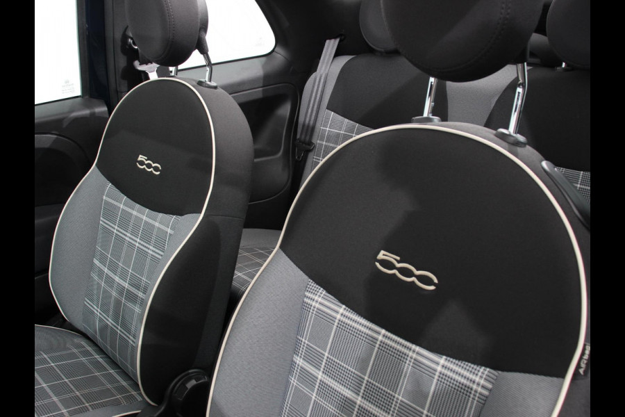 Fiat 500C 1.0 Hybrid Lounge Plus Navigatie Cruise Control Parkeer Sensoren Climate Control DAB Lichtmetalen Velgen