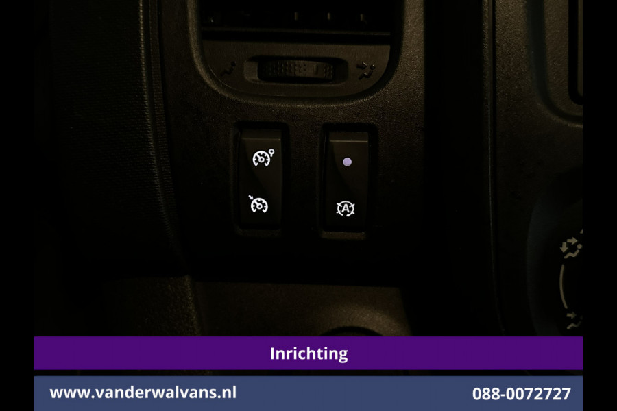 Renault Trafic 2.0 dCi 120pk L2H1 Inrichting Euro6 Airco | 2x zijdeur | Imperiaal | LED | Trekhaak | Cruisecontrol | Camera Parkeersensoren, Bijrijdersbank