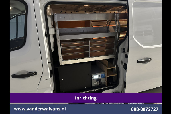 Renault Trafic 2.0 dCi 120pk L2H1 Inrichting Euro6 Airco | 2x zijdeur | Imperiaal | LED | Trekhaak | Cruisecontrol | Camera Parkeersensoren, Bijrijdersbank