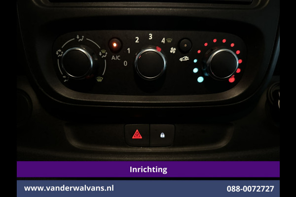 Renault Trafic 2.0 dCi 120pk L2H1 Inrichting Euro6 Airco | 2x zijdeur | Imperiaal | LED | Trekhaak | Cruisecontrol | Camera Parkeersensoren, Bijrijdersbank