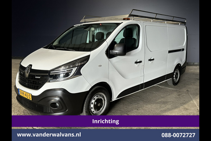 Renault Trafic 2.0 dCi 120pk L2H1 Inrichting Euro6 Airco | 2x zijdeur | Imperiaal | LED | Trekhaak | Cruisecontrol | Camera Parkeersensoren, Bijrijdersbank