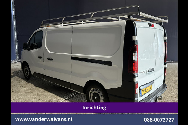 Renault Trafic 2.0 dCi 120pk L2H1 Inrichting Euro6 Airco | 2x zijdeur | Imperiaal | LED | Trekhaak | Cruisecontrol | Camera Parkeersensoren, Bijrijdersbank