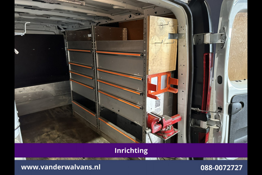 Renault Trafic 2.0 dCi 120pk L2H1 Inrichting Euro6 Airco | 2x zijdeur | Imperiaal | LED | Trekhaak | Cruisecontrol | Camera Parkeersensoren, Bijrijdersbank