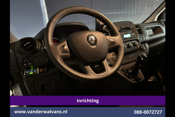 Renault Trafic 2.0 dCi 120pk L2H1 Inrichting Euro6 Airco | 2x zijdeur | Imperiaal | LED | Trekhaak | Cruisecontrol | Camera Parkeersensoren, Bijrijdersbank