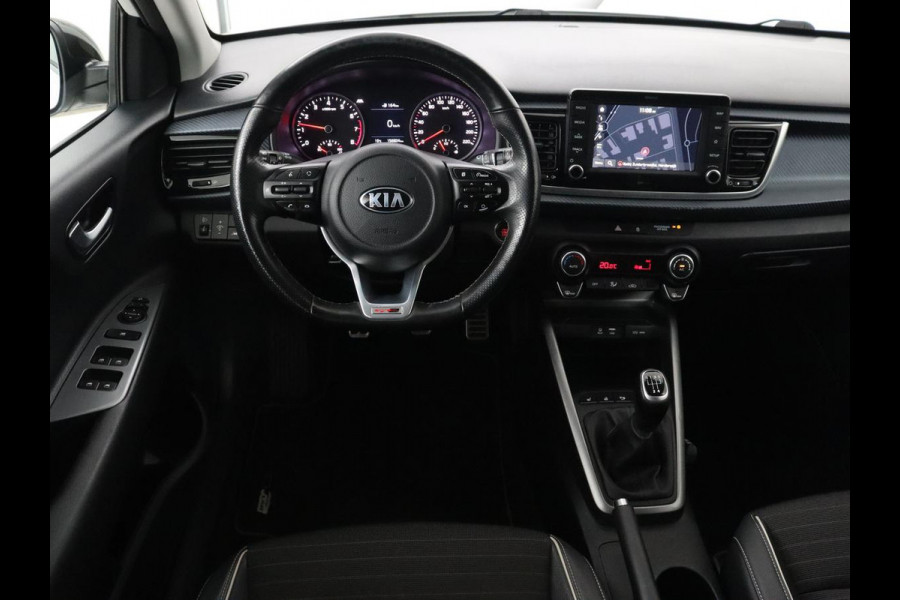 Kia Rio 1.0 TGDI GT-Line | Stoel & stuurverwarming | Carplay | Half leder | Keyless | Navigatie | Climate control | DAB | Camera | Cruise control