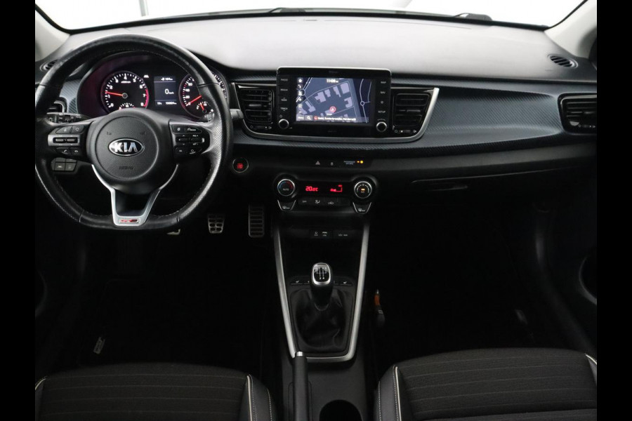 Kia Rio 1.0 TGDI GT-Line | Stoel & stuurverwarming | Carplay | Half leder | Keyless | Navigatie | Climate control | DAB | Camera | Cruise control