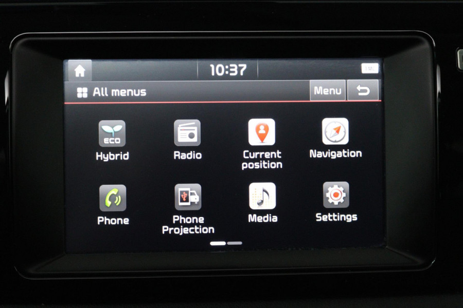 Kia Niro 1.6 GDi Hybrid Edition (PANORAMADAK, STOEL/STUUR VERWARMING, ACHTERUITRIJCAMERA, NAVIGATIE, PARKEERSENSOREN)