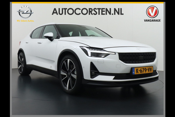 Polestar 2 AUT. 408 pk Long Range Dual Motor Pano-Dak Harman&Kardon® Electr.Stoelen Verwarmd+Achterbank+Stuur Adaptive-Cruise Carplay Andro SOH 97,5% 78kWh Verkeersbord detectie Regen-Lichtsensor Virtual-Cockpit Home-Link Bots waarschuwing Autonoom-Rem Lane Assist Keyless Connected 1e Eigenaar Origineel Nederlandse Auto 1.500kg Trekvermogen 660Nm! € 61.000 nieuw!