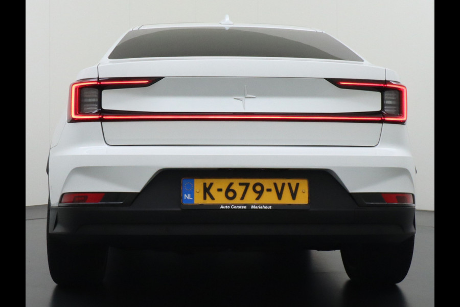 Polestar 2 AUT. 408 pk Long Range Dual Motor Pano-Dak Harman&Kardon® Electr.Stoelen Verwarmd+Achterbank+Stuur Adaptive-Cruise Carplay Andro SOH 97,5% 78kWh Verkeersbord detectie Regen-Lichtsensor Virtual-Cockpit Home-Link Bots waarschuwing Autonoom-Rem Lane Assist Keyless Connected 1e Eigenaar Origineel Nederlandse Auto 1.500kg Trekvermogen 660Nm! € 61.000 nieuw!