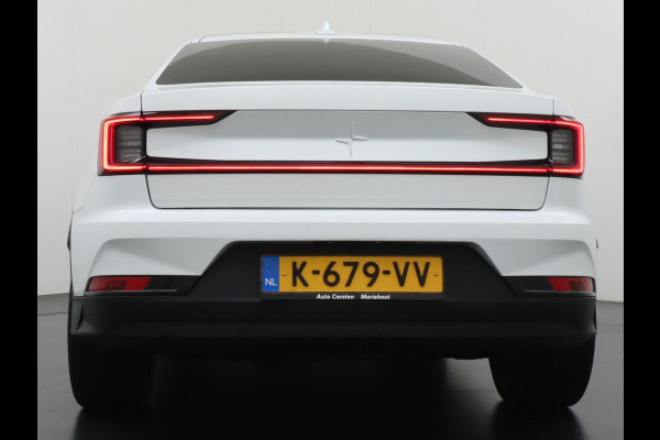 Polestar 2 AUT. 408 pk Long Range Dual Motor Pano-Dak Harman&Kardon® Electr.Stoelen Verwarmd+Achterbank+Stuur Adaptive-Cruise Carplay Andro SOH 97,5% 78kWh Verkeersbord detectie Regen-Lichtsensor Virtual-Cockpit Home-Link Bots waarschuwing Autonoom-Rem Lane Assist Keyless Connected 1e Eigenaar Origineel Nederlandse Auto 1.500kg Trekvermogen 660Nm! € 61.000 nieuw!
