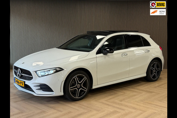Mercedes-Benz A-Klasse 250e AMG Line AUT PANORAMADAK SFEERVERLICHTING KEYLESS-GO NAVIGATIE CAMERA STOELVERWARMING PDC AIRCO CRUISE