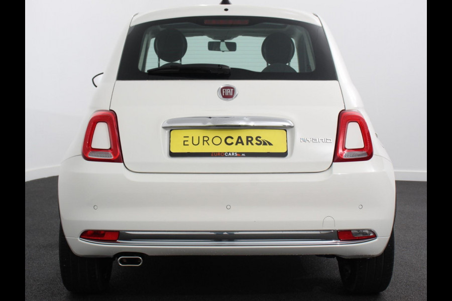 Fiat 500 1.0 Hybrid Dolcevita Panorama dak Climate Control Cruise Control Navigatie Apple Carplay/Android Auto Dab Digitale Cockpit Parkeer Sensoren  Lichtmetalen Velgen 16" Led