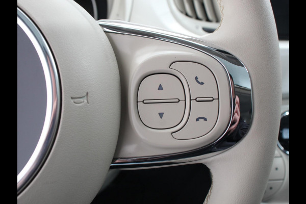 Fiat 500 1.0 Hybrid Dolcevita Panorama dak Climate Control Cruise Control Navigatie Apple Carplay/Android Auto Dab Digitale Cockpit Parkeer Sensoren  Lichtmetalen Velgen 16" Led