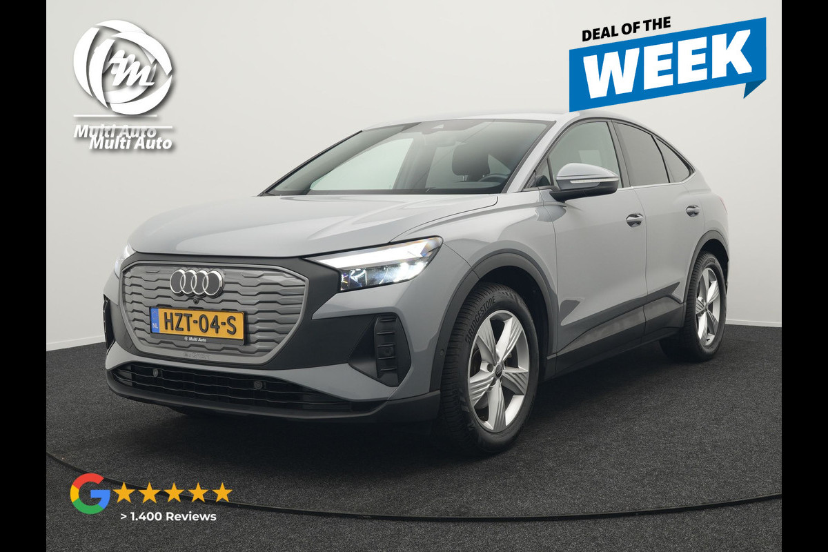 Audi Q4 e-tron Sportback 35 Edition 55 kWh 170pk Dealer O.H INCL BTW | Adaptive Cruise | Camera | Verwarmde Stoelen | Virtual | Front Assist | Navigatie | DAB |