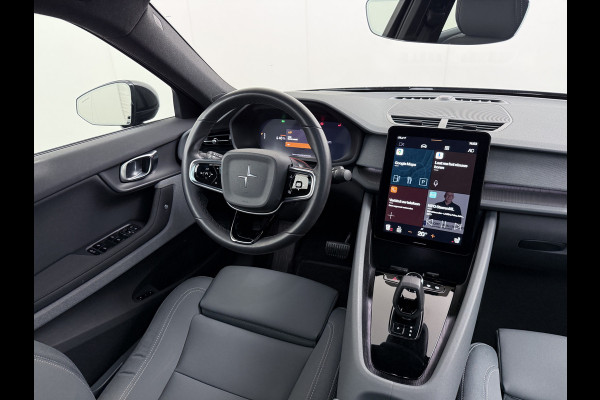 Polestar 2 AUT. 408 pk 0-100 4,7Sec AWD Long Range Dual Motor 78kWh Pano-Dak Electr.Stoelen+Geheugen+Verwarmd+Achterbank+Stuur Adaptive-Cru SOH 93% Verkeersbord detectie Regen-Lichtsensor Virtual-Cockpit Home-Link Bots waarschuwing Autonoom-Rem Lane Assist Keyless Connected 11KW AC laden tot 150kw DC Laden 4x4 1e Eigenaar Volledig Volvo_Polestar-Dealer Onderhouden Origineel Nederlandse Auto 1.500kg Trekvermogen 660Nm! € 60.000 nieuw!