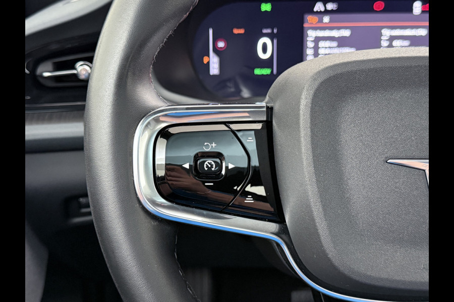 Polestar 2 AUT. 408 pk 0-100 4,7Sec AWD Long Range Dual Motor 78kWh Pano-Dak Electr.Stoelen+Geheugen+Verwarmd+Achterbank+Stuur Adaptive-Cru SOH 93% Verkeersbord detectie Regen-Lichtsensor Virtual-Cockpit Home-Link Bots waarschuwing Autonoom-Rem Lane Assist Keyless Connected 11KW AC laden tot 150kw DC Laden 4x4 1e Eigenaar Volledig Volvo_Polestar-Dealer Onderhouden Origineel Nederlandse Auto 1.500kg Trekvermogen 660Nm! € 60.000 nieuw!
