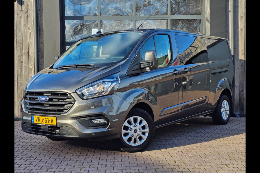 Ford Transit Custom 300 2.0 TDCI L2H1 Dubbele cabine | 2x Schuifdeur | Xenon | Trekhaak | Camera | PDC |