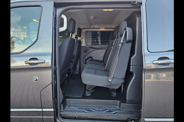 Ford Transit Custom 300 2.0 TDCI L2H1 Dubbele cabine | 2x Schuifdeur | Xenon | Trekhaak | Camera | PDC |
