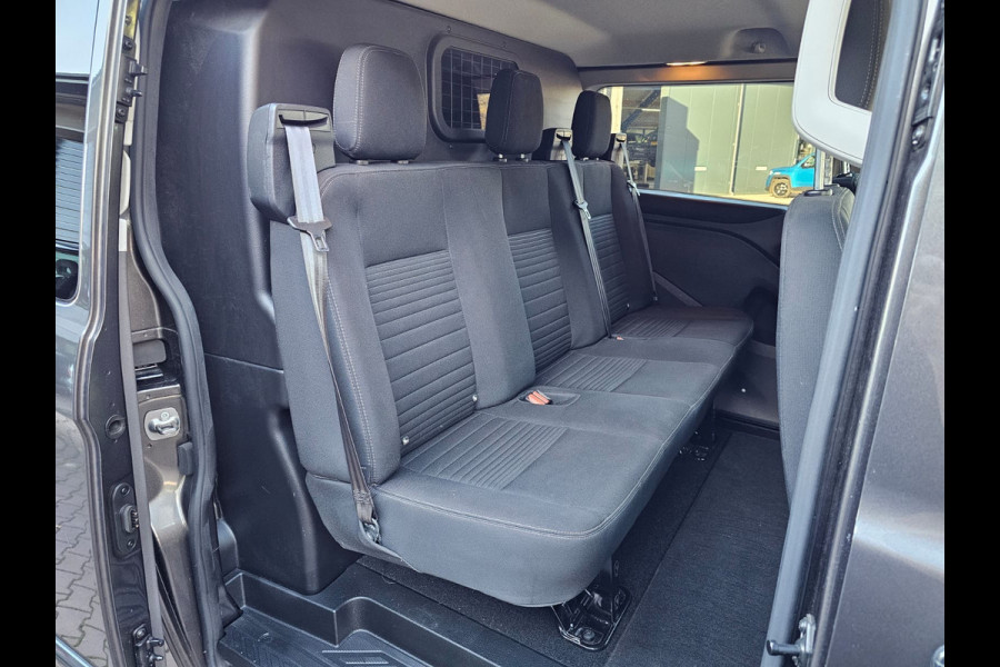 Ford Transit Custom 300 2.0 TDCI L2H1 Dubbele cabine | 2x Schuifdeur | Xenon | Trekhaak | Camera | PDC |