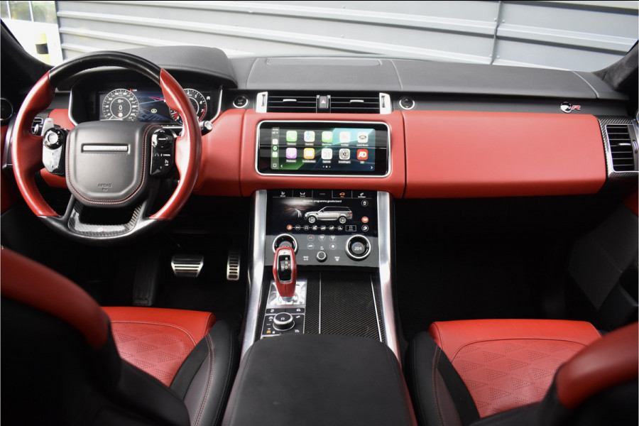 Land Rover Range Rover Sport 5.0 V8 SC SVR 575pk | Pano | Meridian Surround | Matrix | 360 Camera | Trekhaak | Carbon motorkap | CarPlay |