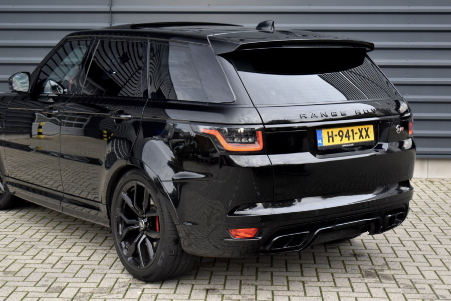 Land Rover Range Rover Sport 5.0 V8 SC SVR 575pk | Pano | Meridian Surround | Matrix | 360 Camera | Trekhaak | Carbon motorkap | CarPlay |