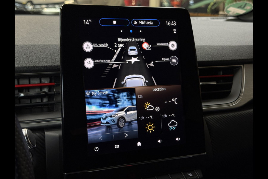 Renault Captur 1.3 TCe 160 R.S.Line | VERKOCHT! Groot Navi | Trekhaak |18 " | Camera | Stoelverwarming | PDC V+A | 100% Dealer onderhouden!