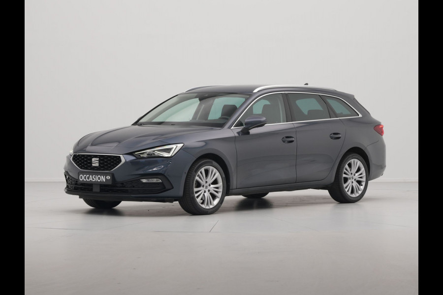 Seat Leon Sportstourer 1.5 TSI 130pk Style Navigatie Camera 17"velgen Keyless Parkassist Carplay 21