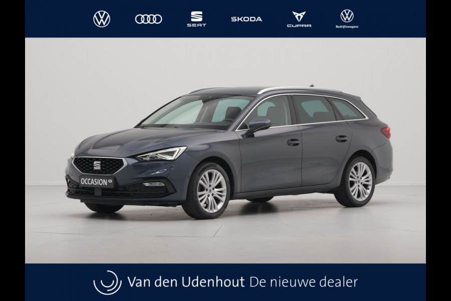 Seat Leon Sportstourer 1.5 TSI 130pk Style Navigatie Camera 17"velgen Keyless Parkassist Carplay 21
