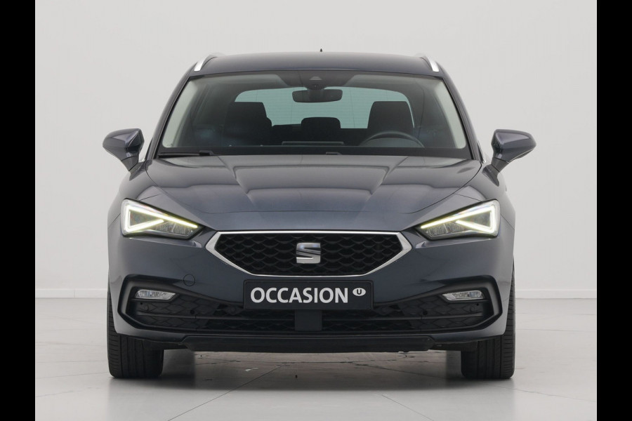 Seat Leon Sportstourer 1.5 TSI 130pk Style Navigatie Camera 17"velgen Keyless Parkassist Carplay 21