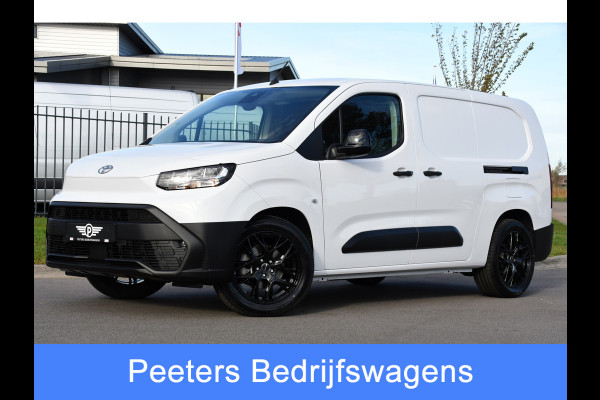 Toyota PROACE CITY Electric Long 50 kWh Black & White Edition 5 x Direct Leverbaar! Camera, Cruise, 2 x Schuifdeur, Carplay, 136pk,