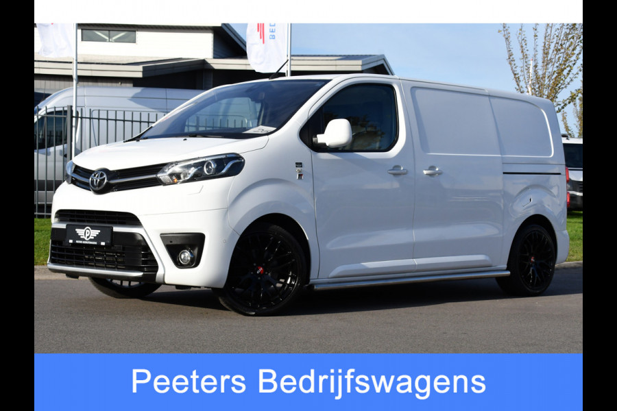 Toyota ProAce 2.0 D-4D GR Sport Edition 360 Camera, Cruise, Carplay, Head-up, 177pk, 2 x Schuifdeur, Trekhaak, Stoelverwarming, Automaat, Uniek!