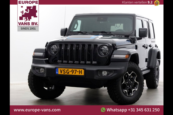 Jeep Wrangler Unlimited 4xe 380pk RUBICON 4x4 Automaat Plug-In Hybride Grijs Kenteken 10-2021